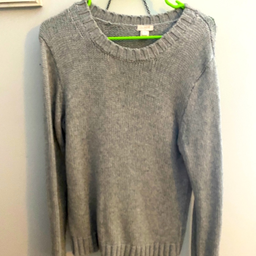 Gray Jcrew factory sweater